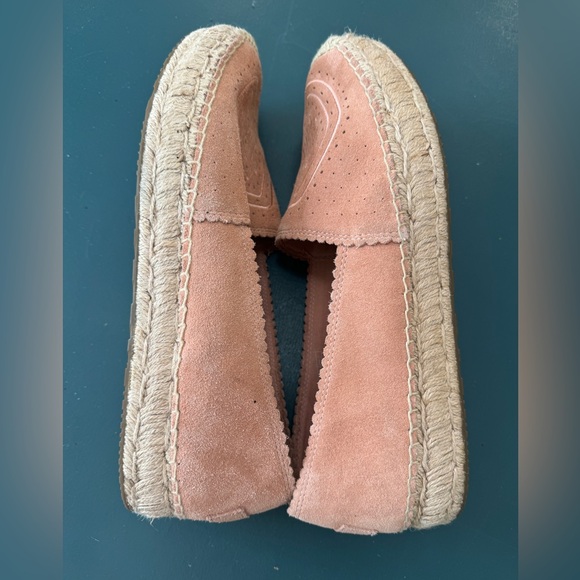 Ugg espadrille women’s shoes coral suede - Picture 6 of 7